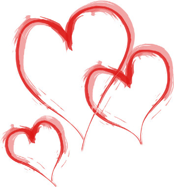 This image has an empty alt attribute; its file name is 3-hearts-1.jpg